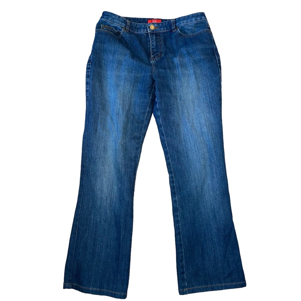 OSCAR AN OSCAR DE LA RENTA Womens Bootcut Denim Jeans Size 8